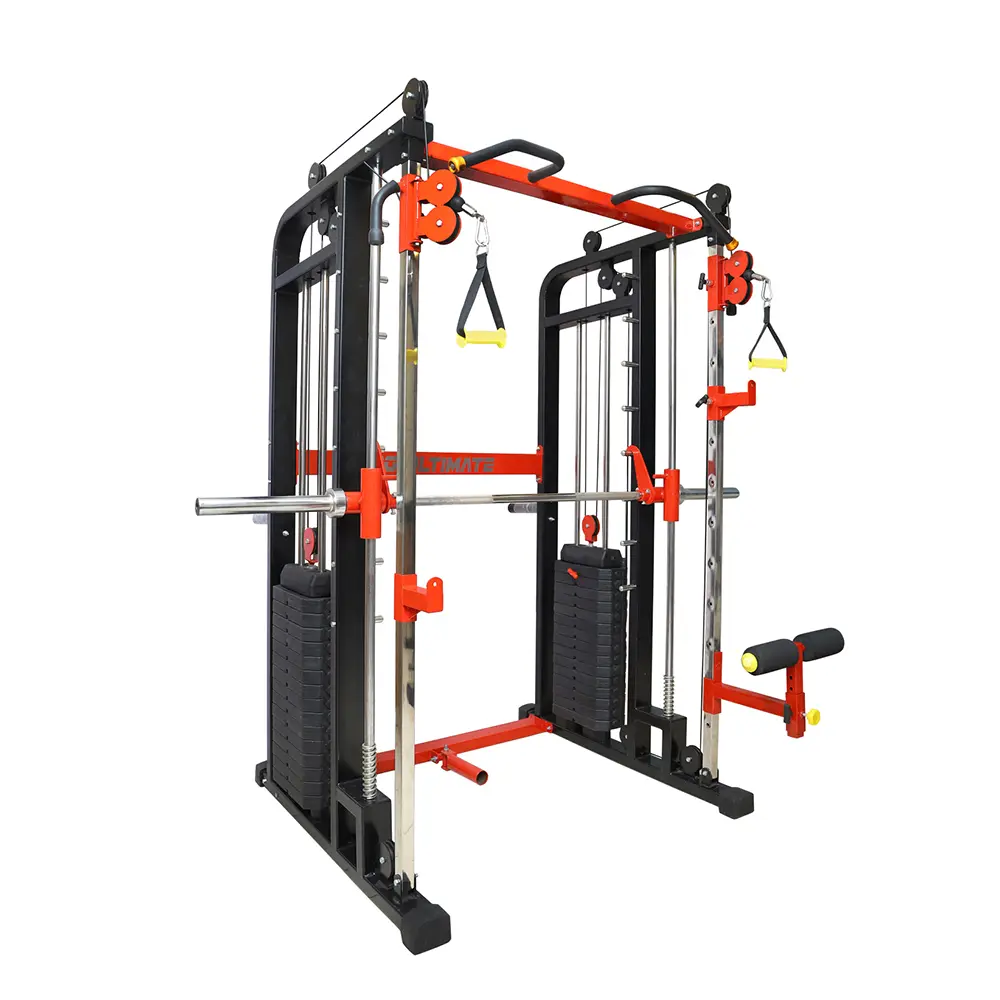 01 Functional Trainer & Smith Machine & Squat Rack